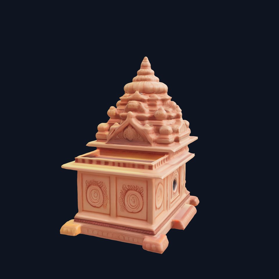 Intricate Temple Architectural Model Pack